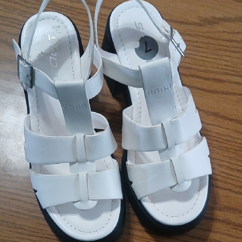 Stylish White Sandals
